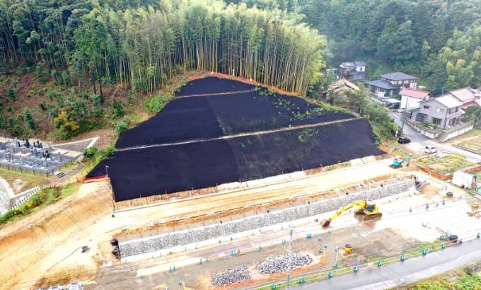 大橋川護岸整備工事 写真