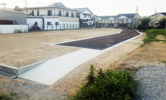 東津田造成工事 写真